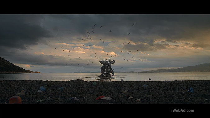 希腊废物处理机构EDSNA创意宣传片《垃圾怪物》
